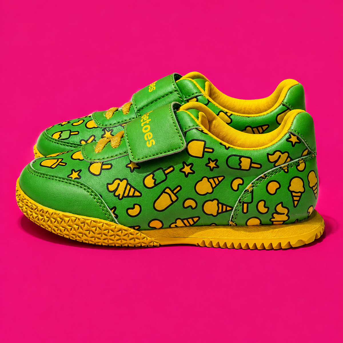 SugarRush Ice-cream Green Kids Sneakers