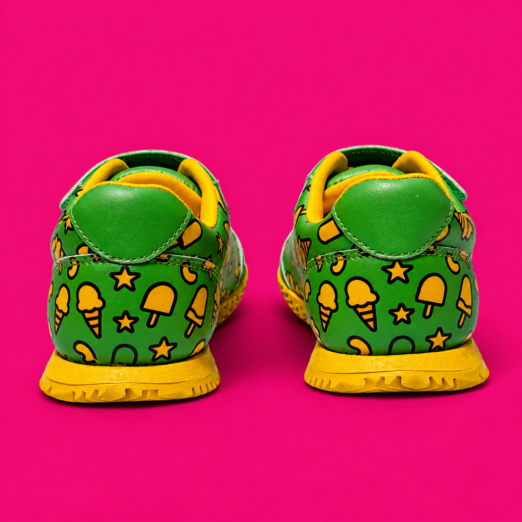 SugarRush Ice-cream Green Kids Sneakers